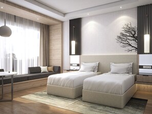 Deluxe-Doppel- oder -Zweibettzimmer | Zimmersafe, kostenloses WLAN