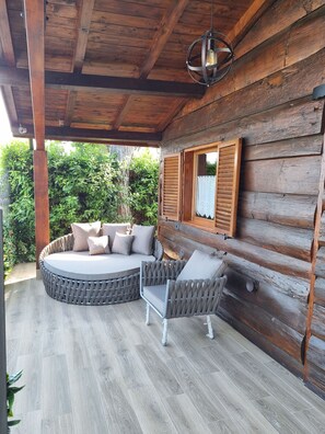 Terrace/patio - Villetta Benaco close to the lake. (San Felice del Benaco)