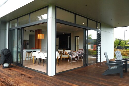 Stunning quiet home beside an orchard near Greytown village.