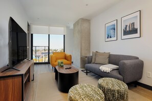Căn hộ, quang cảnh thành phố | Khu phòng khách