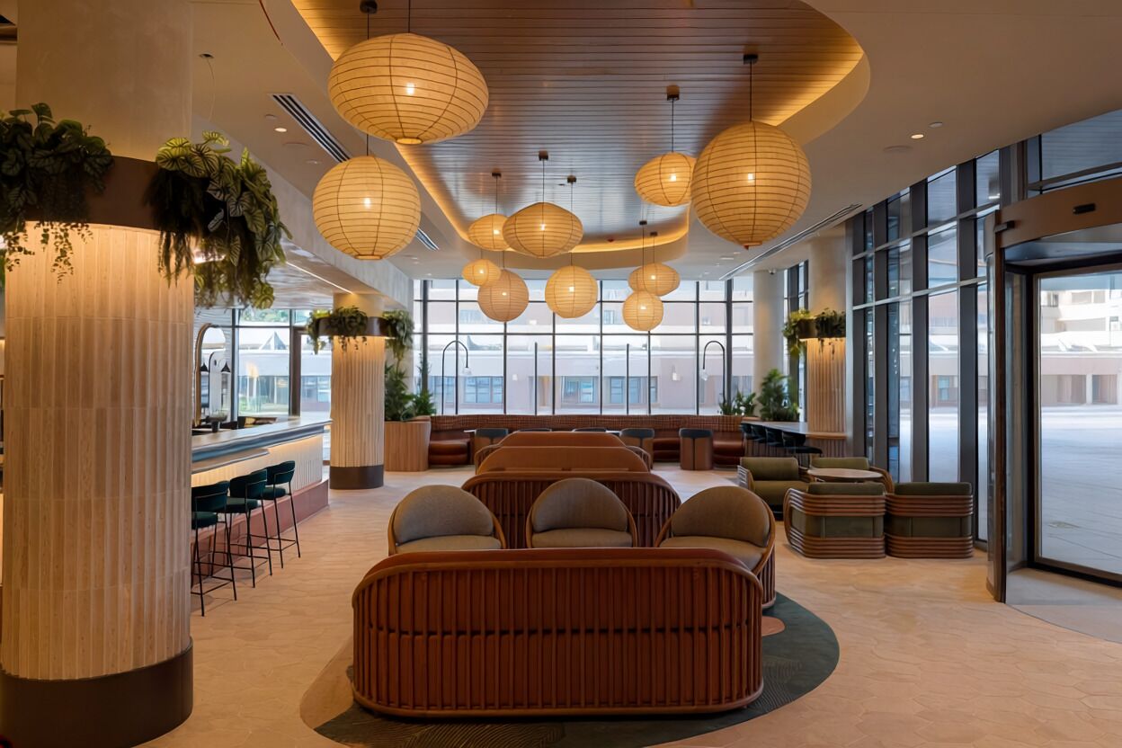 Sala de estar en el lobby