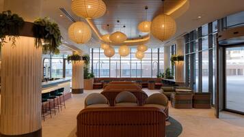 Sala de estar en el lobby