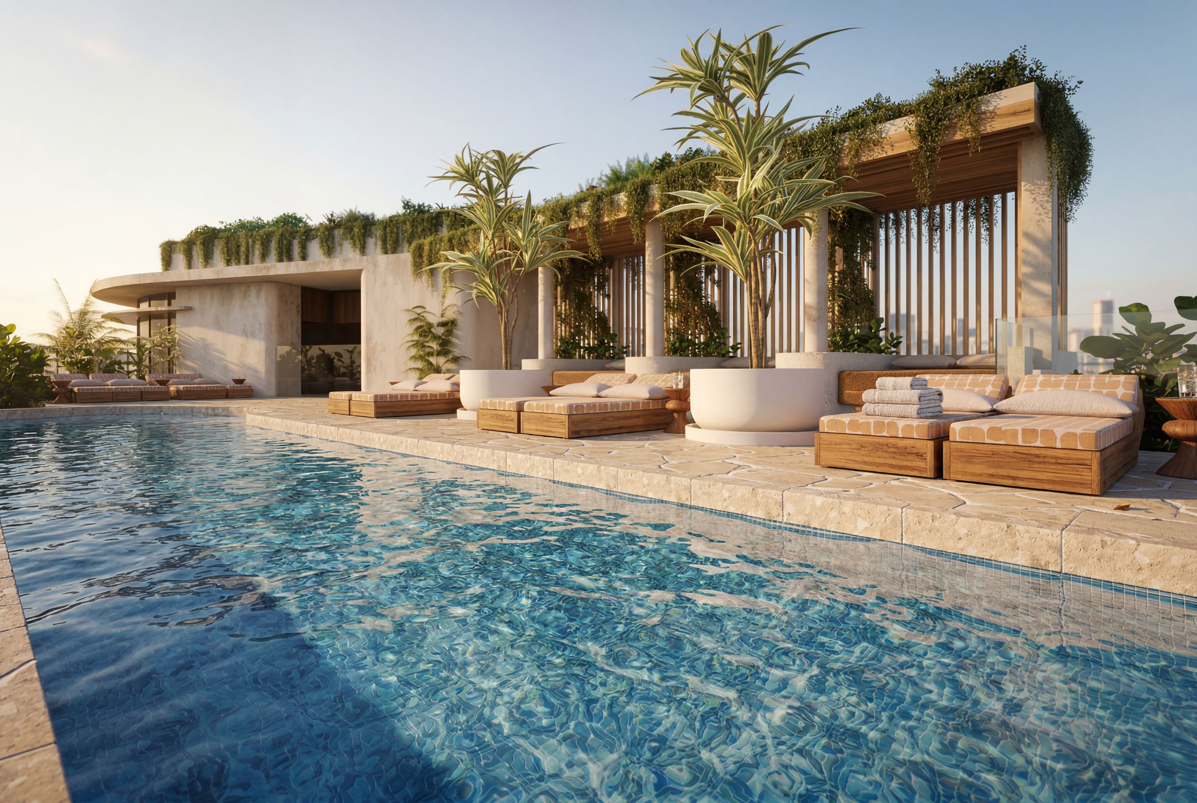 Hồ bơi ngoài trời 