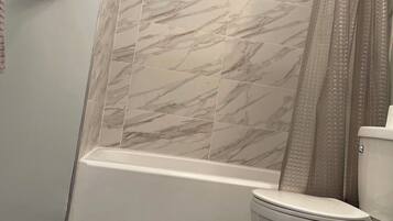 Towels, soap, toilet paper