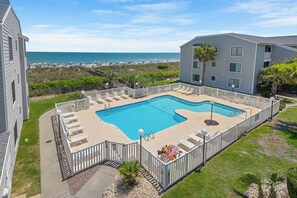Outdoor pool - Sea Cloisters II Ocean Front Beach Retreat-105f (North Myrtle Beach)
