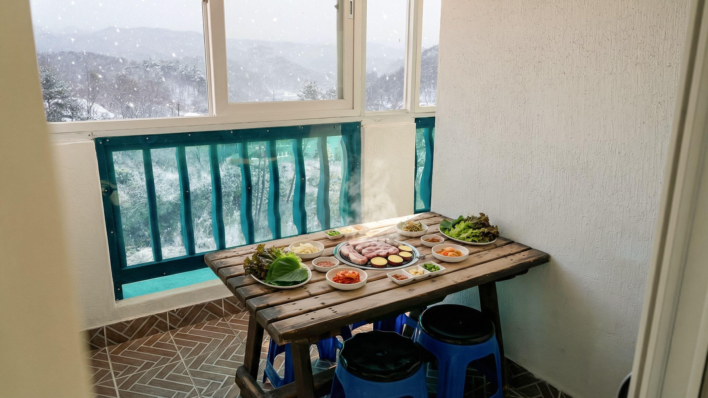 베이직룸, 침실 1개 (Room 301 (Large Jet Spa/Private BBQ))