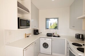 Fridge, microwave, oven, stovetop - Comfortable in Central Christchurch + Park Views (Christchurch)