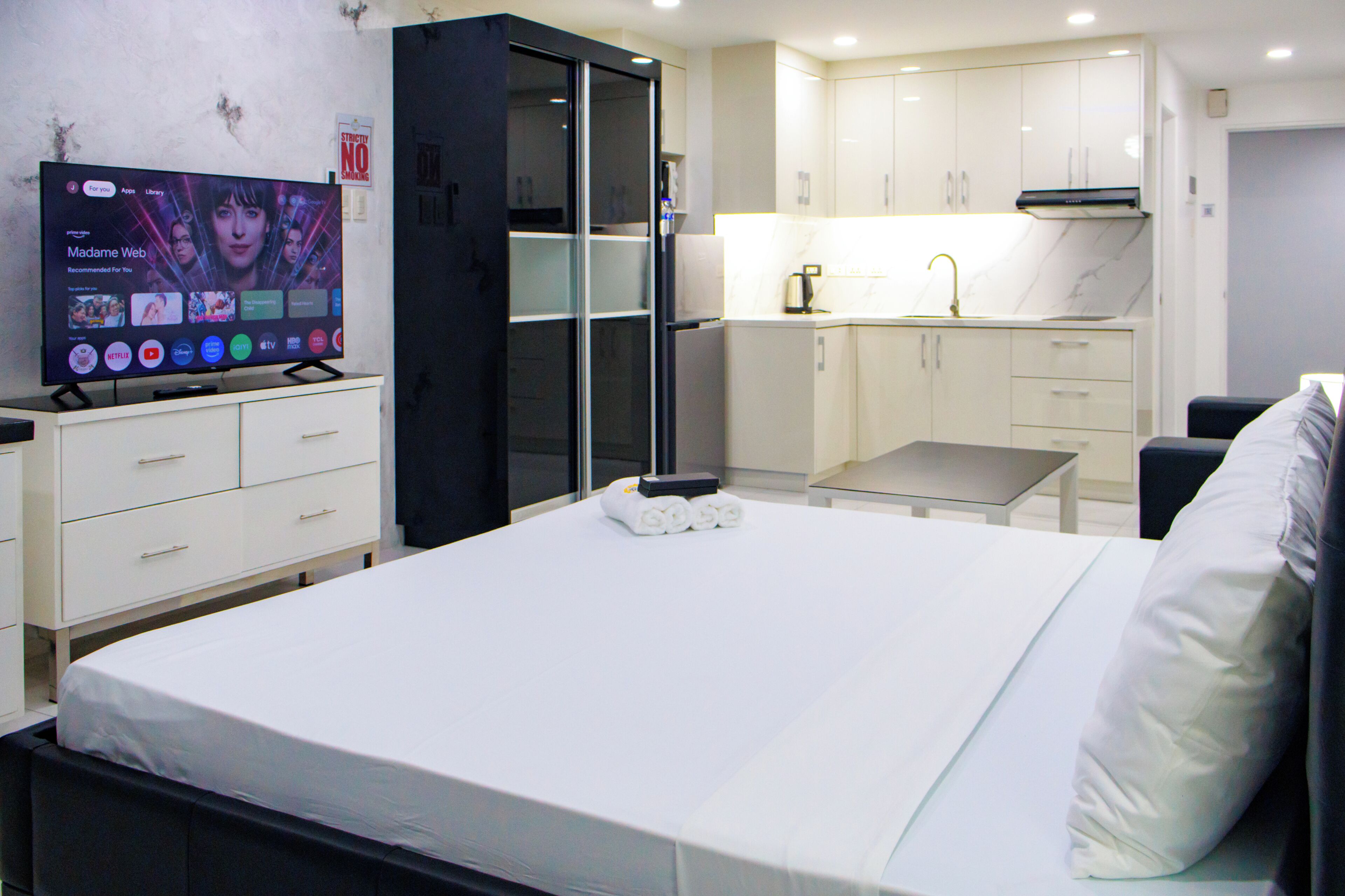 1 bedroom, WiFi, bed sheets, wheelchair access