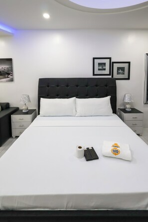1 bedroom, WiFi, bed sheets, wheelchair access