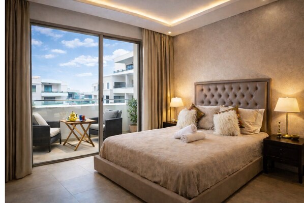 1 bedroom, WiFi, bed sheets - Maarif 1BR | Garage + Fast WiFi + Netflix (Dar-el-Beida)