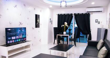 Stylish 1 Bedroom Unit inside White Tower by: Kandi in the heart of Angeles City