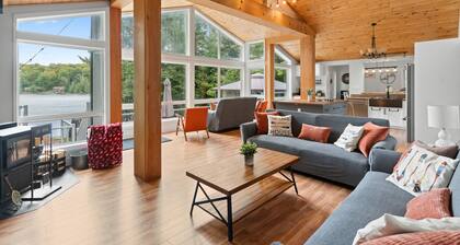 Private lakeside home that blends luxury with laid-back charm year-round!
