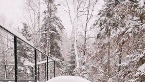 Property grounds - Ökohaus Mont-Tremblant: Private Luxury Nordic Eco Cabin with Spa & Sauna (La Conception)