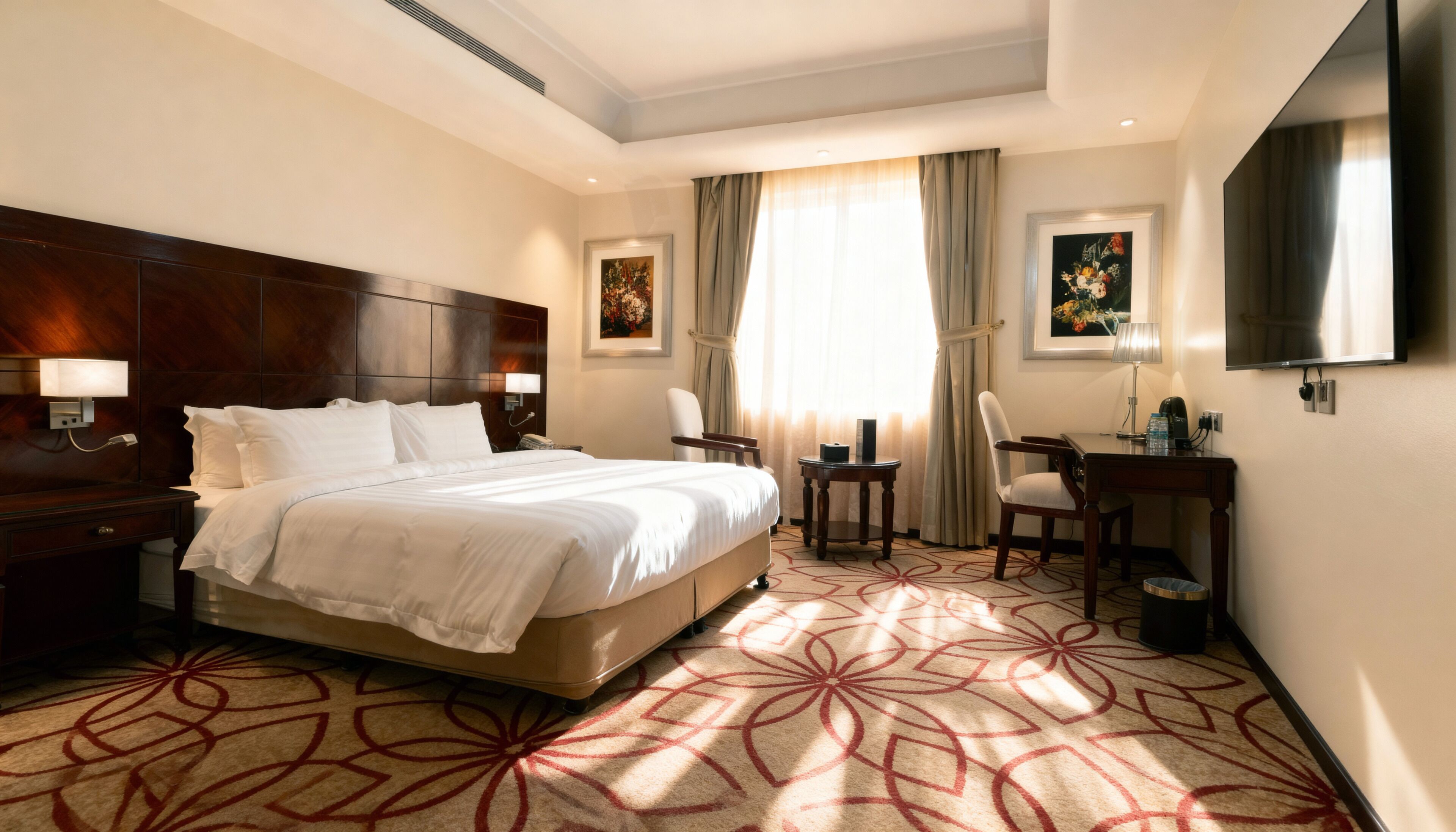 Junior-Suite, Stadtblick | Zimmersafe, Bügeleisen/Bügelbrett, kostenloses WLAN