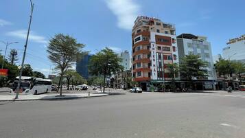 Majoituspaikan julkisivu