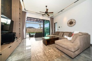 Vila superluxo, vista para a piscina