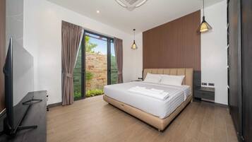 Luxury Villa, Pool View | In-room safe, blackout curtains, iron/ironing board, free WiFi