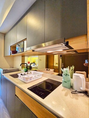 Apartment, 2 Schlafzimmer, Stadtblick | Eigene Küche