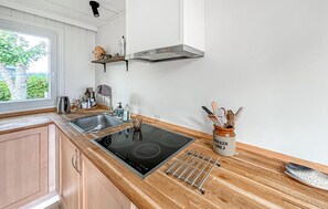 Kühlschrank, Mikrowelle, Herdplatte, Geschirrspüler