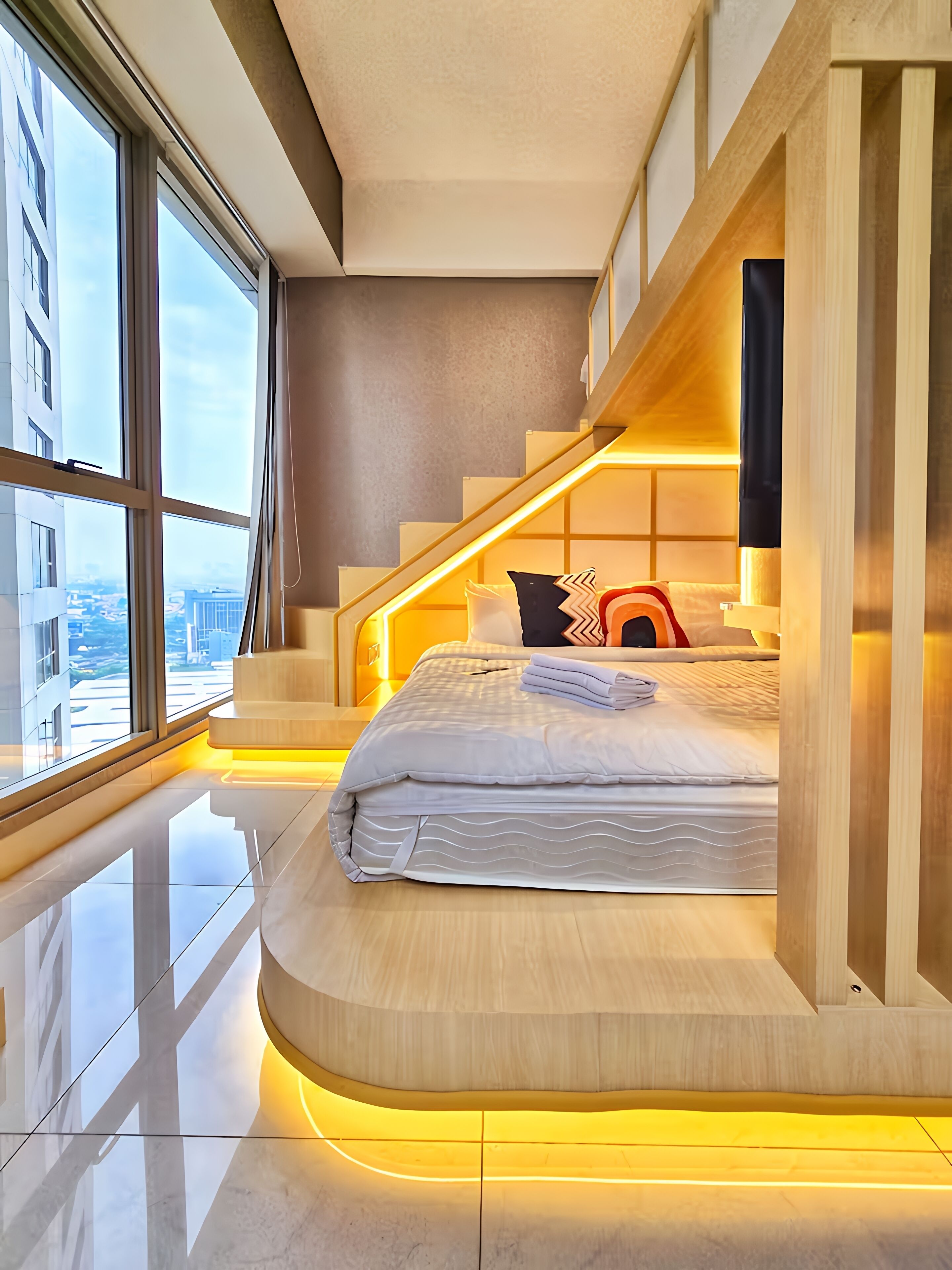 Apartment, 2 Bedrooms, City View | Desk, iron/ironing board, free WiFi