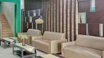 Sitteområde i lobbyen