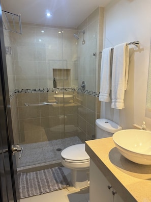 Hair dryer, towels, soap, toilet paper - Perfect 2-bedroom apartment with AC in charming Puerto Vallarta (Puerto Vallarta)