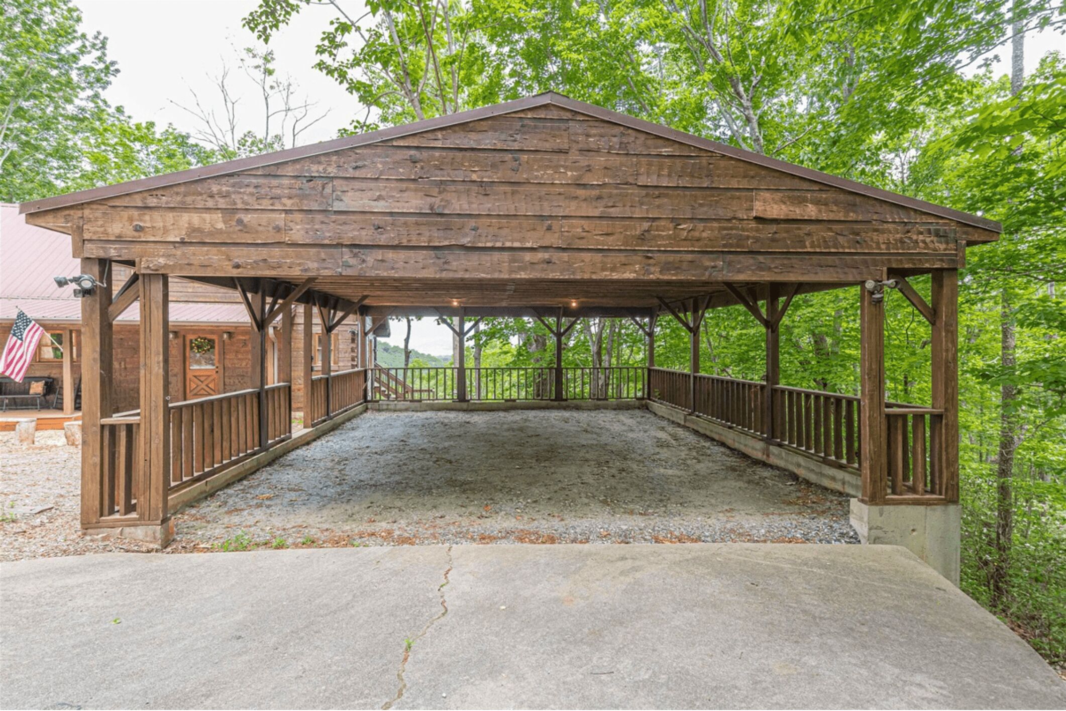 Àrea exterior de l'allotjament