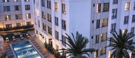 Majoituspaikan julkisivu