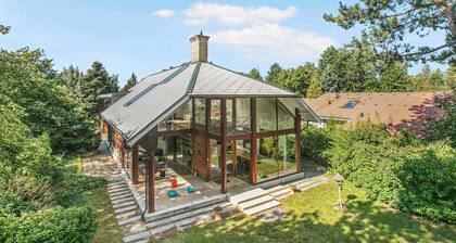Maison de plage avec vue sur la mer et plage privée