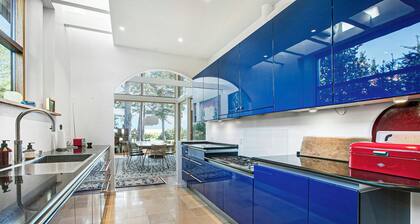 Maison de plage avec vue sur la mer et plage privée