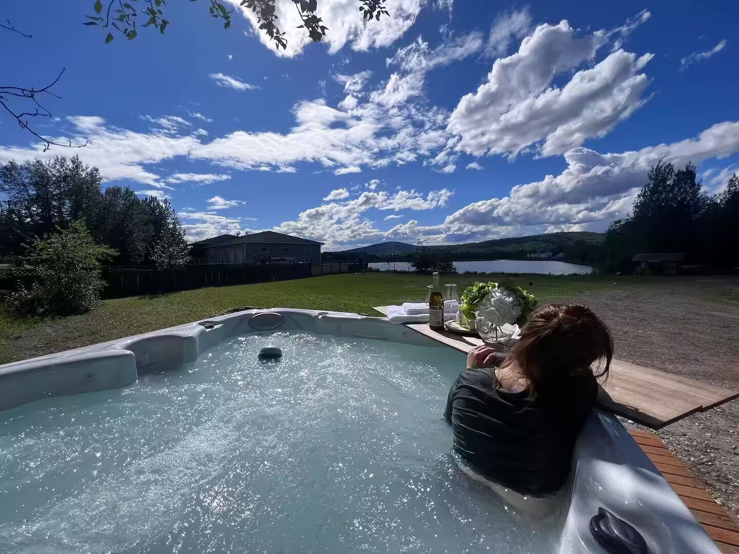 Bain à remous extérieur