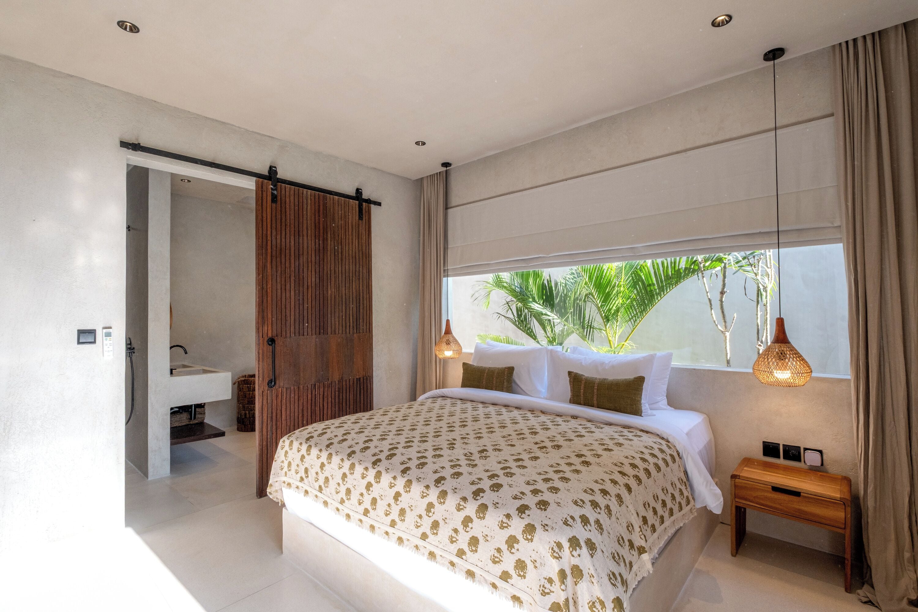Luxe villa, 1 slaapkamer, rolstoeltoegankelijk bad | Een minibar, gratis wifi, beddengoed