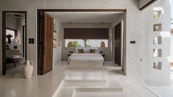 Luxury Villa, 1 Bedroom, Air conditioning, Pool View | Minibar, free WiFi, bed sheets