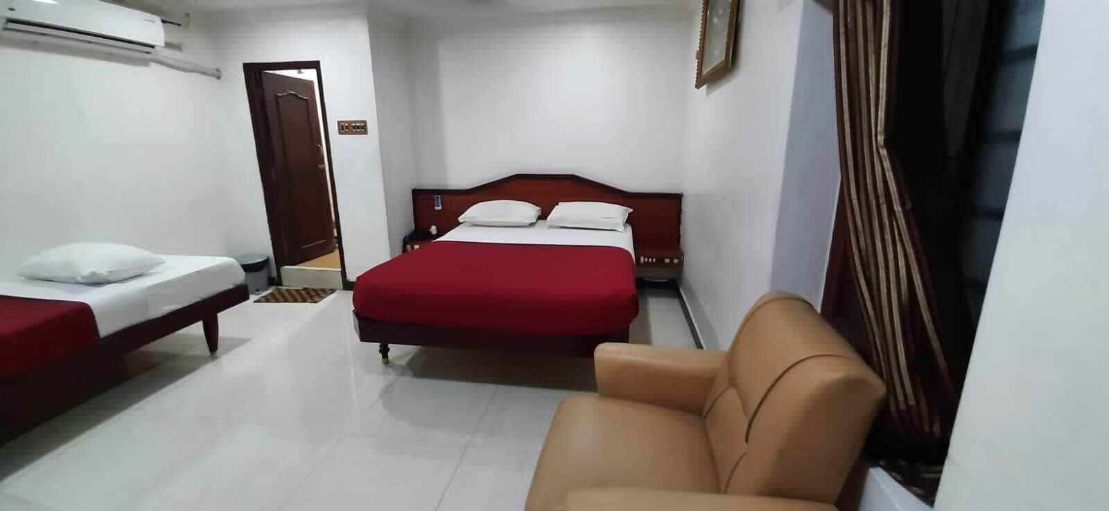 Kolmen hengen standard-huone | Työpöytä, ilmainen Wi-Fi