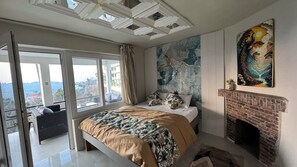 2 chambres, fer et planche à repasser, accès Internet