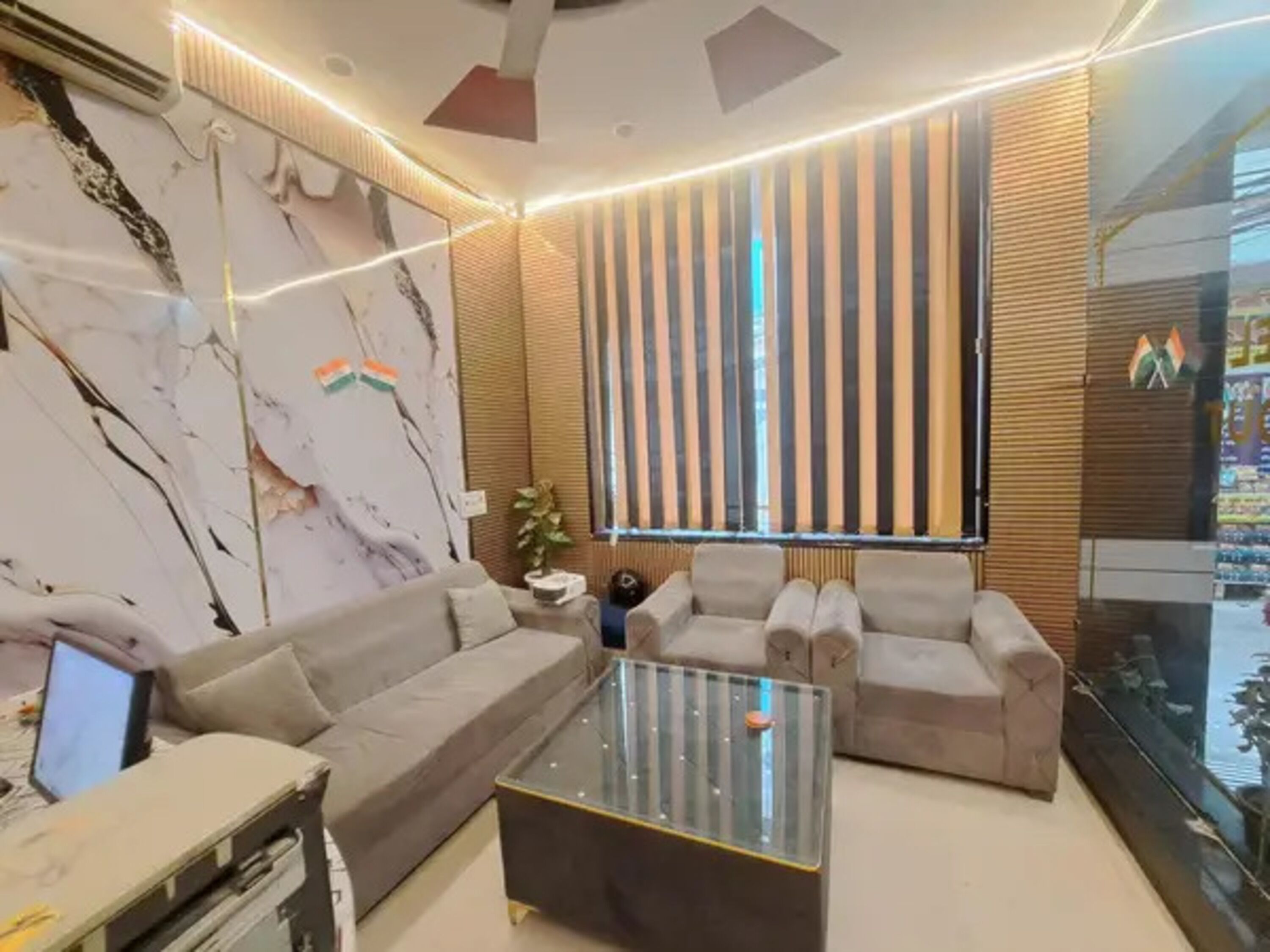 Sala de estar en el lobby