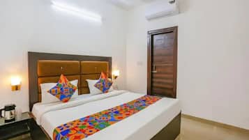 Phòng Deluxe | Bộ trải giường bằng vải cotton Ai Cập, bộ đồ giường cao cấp