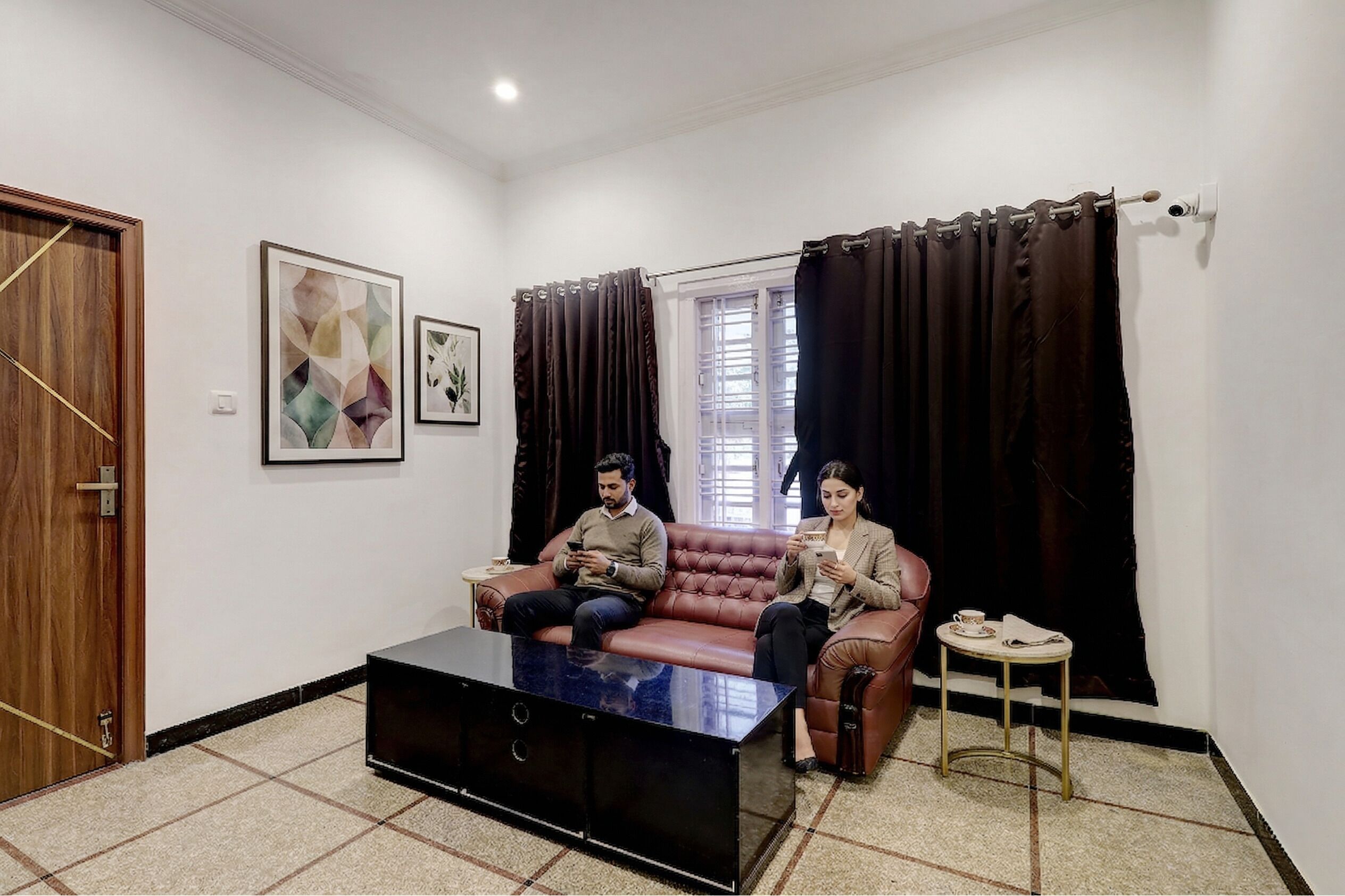 Sala de estar en el lobby