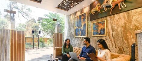 Lobby sitting area