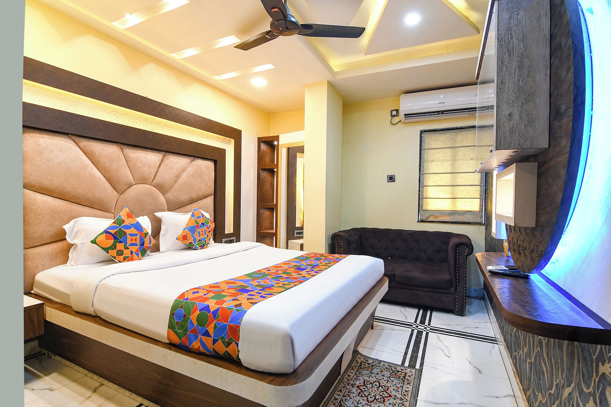 Chambre Deluxe | Draps en coton égyptien, literie de qualité, coffre-fort