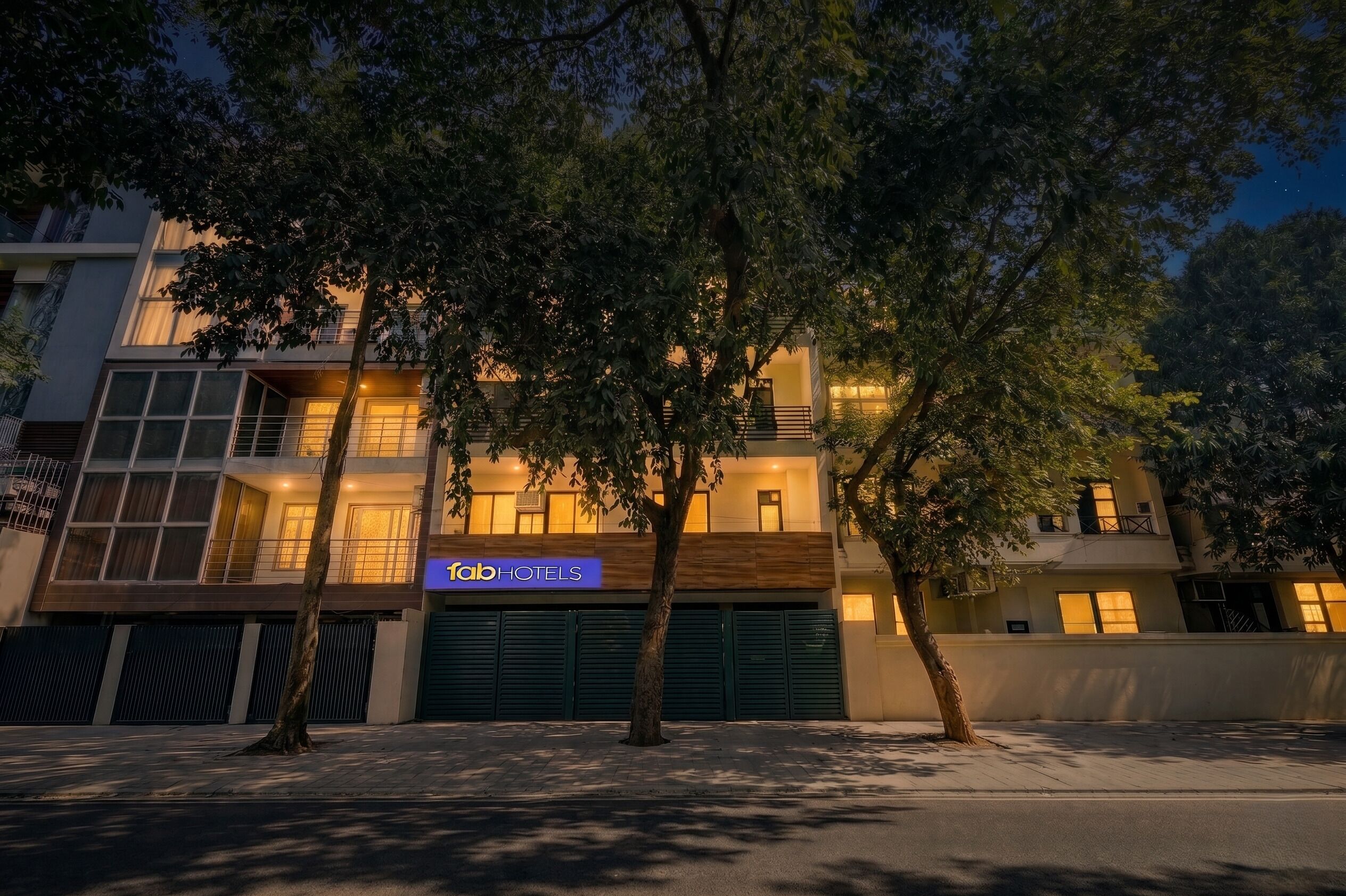 Fachada de la propiedad