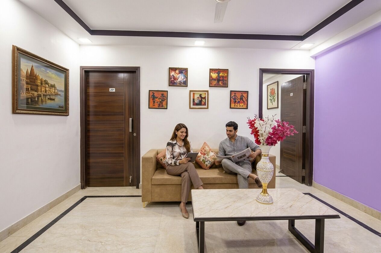 Lobby sitting area