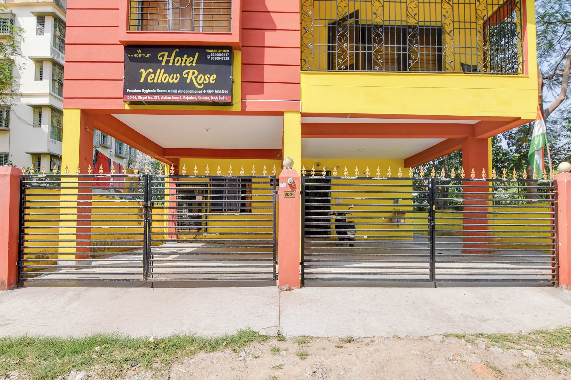 Entrada de la propiedad