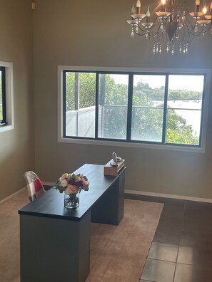 Interior - Waterfront house, bright and airy with gorgeous views of the sunset every night. (Macleay Island)
