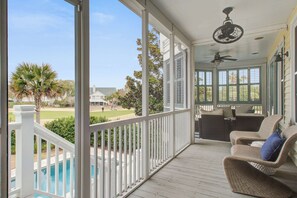 Property grounds - Elegant Coastal Retreat w/ Pool, Spa, & Golf Views (Isle of Palms)