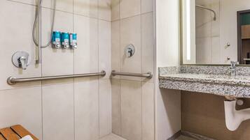 Hair dryer, towels