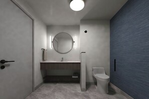 Standard Room, 1 King Bed | Bathroom - Fairfield Inn & Suites San Luis Potosi Los Lagos (San Luis Potosi)