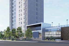 Blick von der Unterkunft