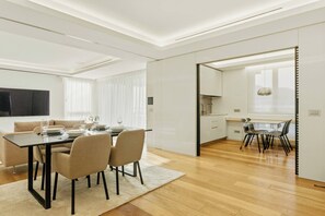 Apartment, 2 Bedrooms | Dining room - Generoso Luxury Lake View Suite in Lugano (Lugano)