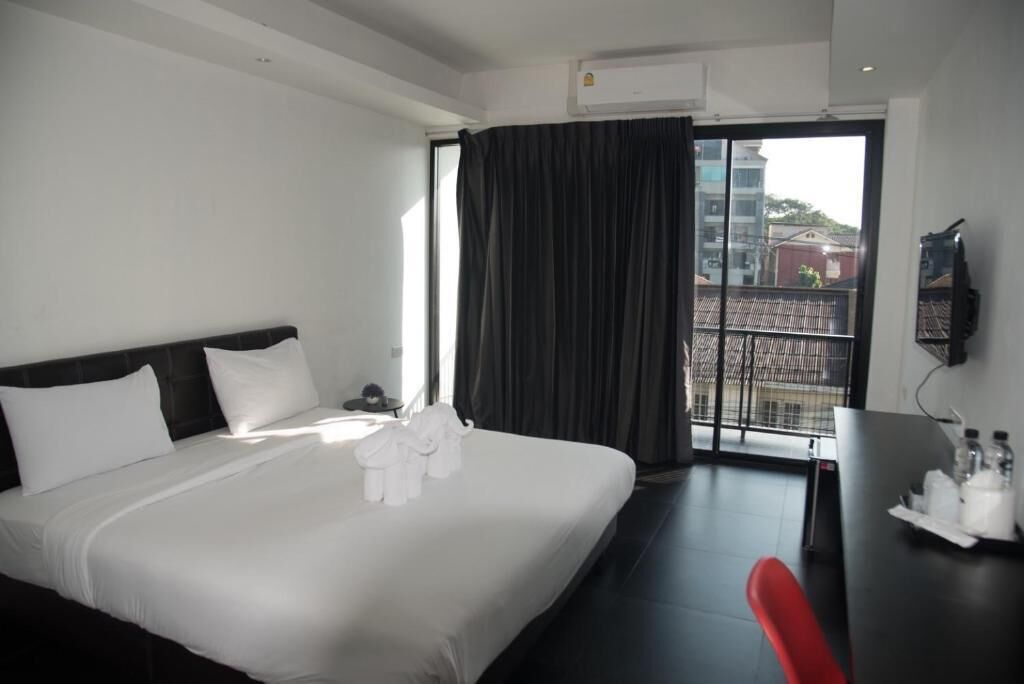 Basic Double Room, Balcony, City View